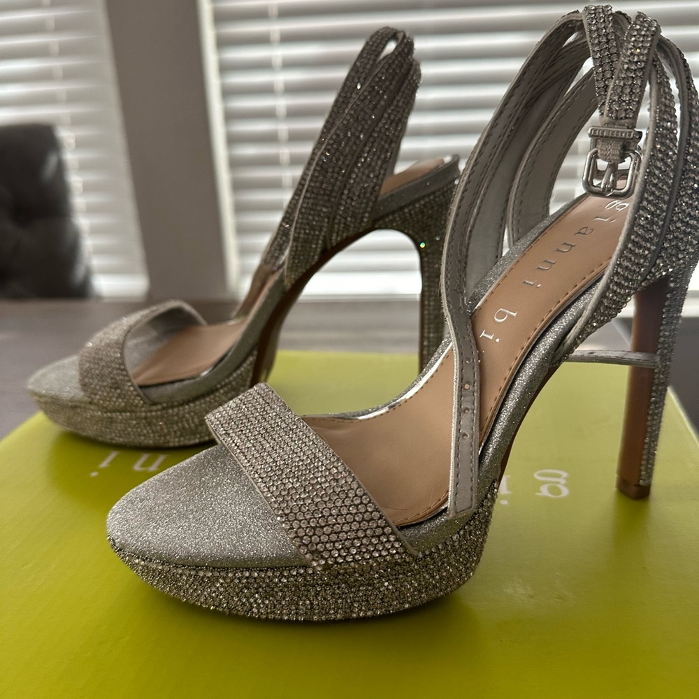 Gianni Bini Rhinestone Heels - Picture 3 of 8